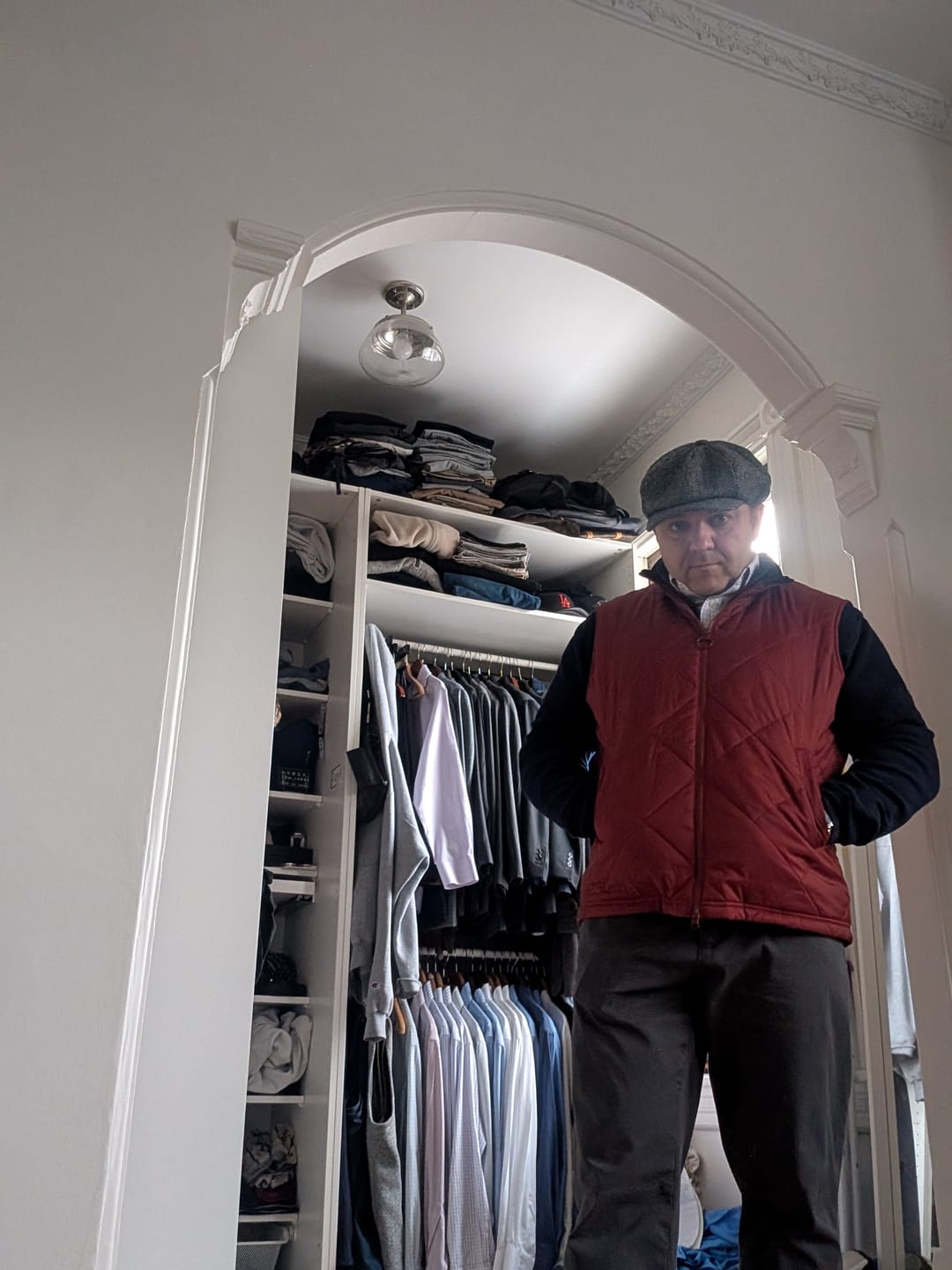 Customer photo review of Peaky Blinders Irish Tweed Newsboy Cap