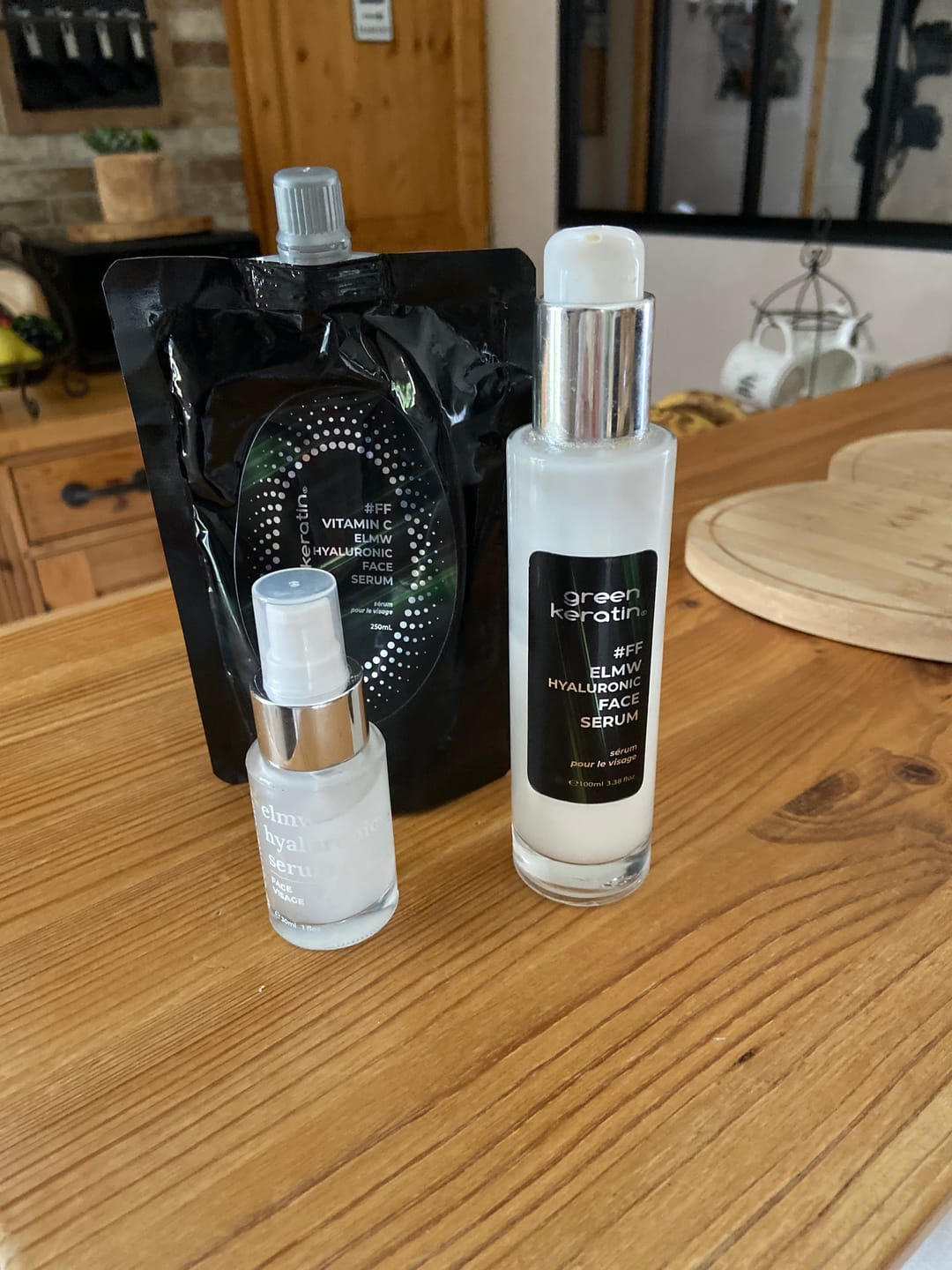 Customer photo review of VITAMINE C ELMW - Sérum à l'acide hyaluronique pour le visage, Sans Parfum