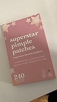 Customer photo review of 240 CT Pink & Clear Superstar Pimple Patches Hydrocolloid Patch Spot Treatment with Salicylic Acid & Tea Tree Oil