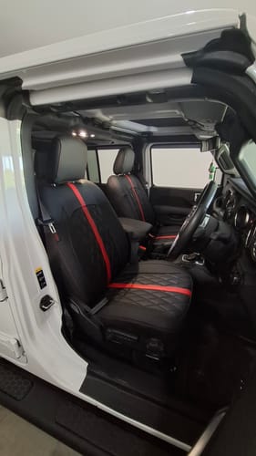 Customer photo review of Premium Custom-Fit Seat Covers