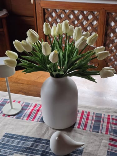 Customer photo review of Tulipes - Blanc (25 Tiges)