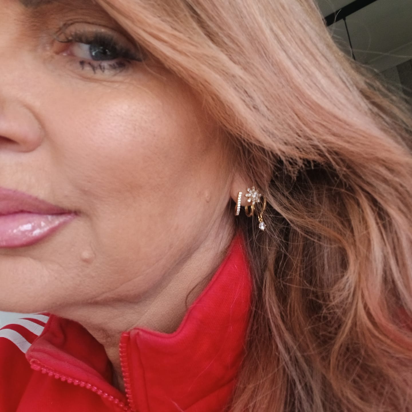Customer photo review of Kathleen Earrings