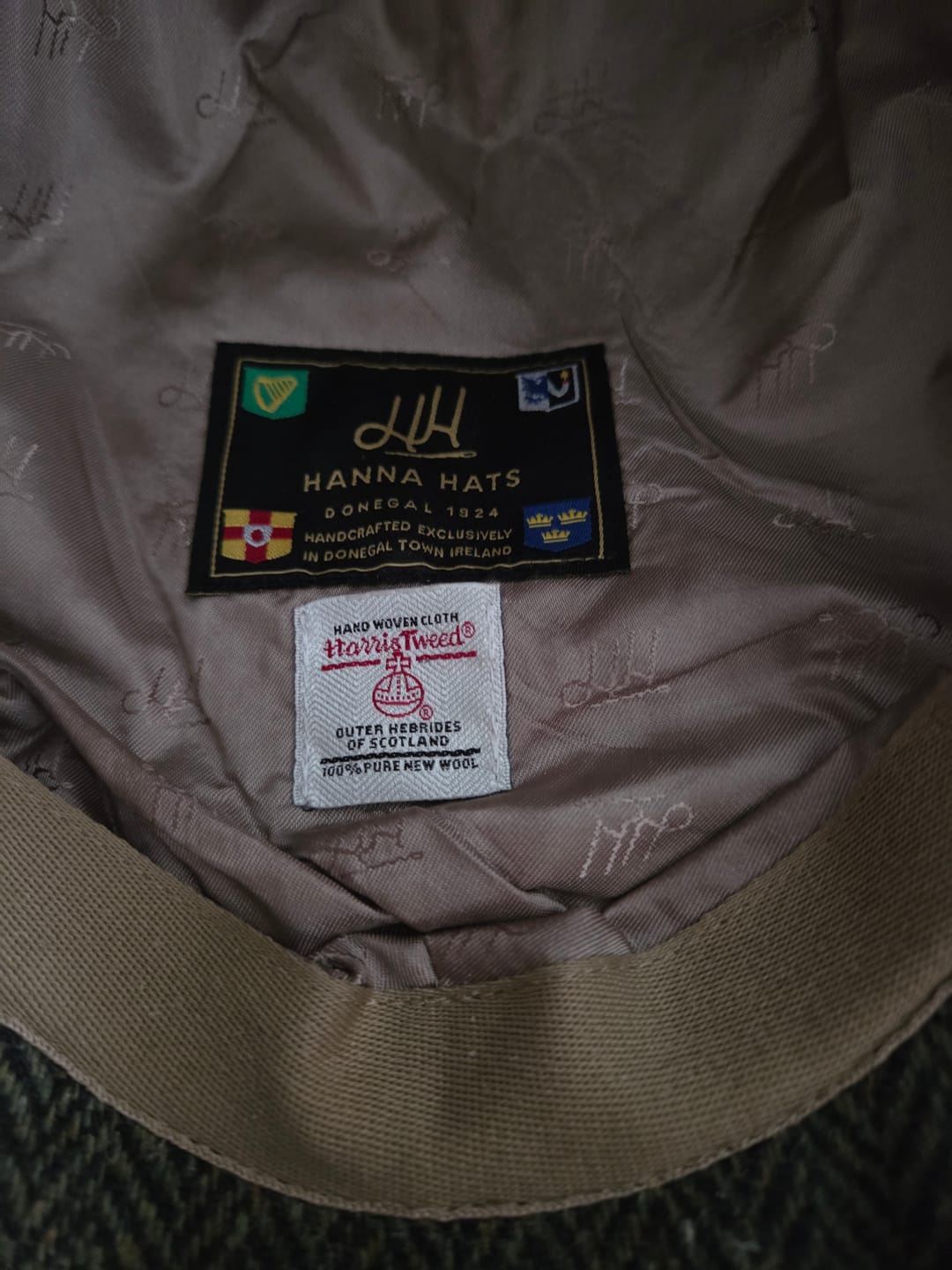 Customer photo review of Donegal Touring Cap Tweed