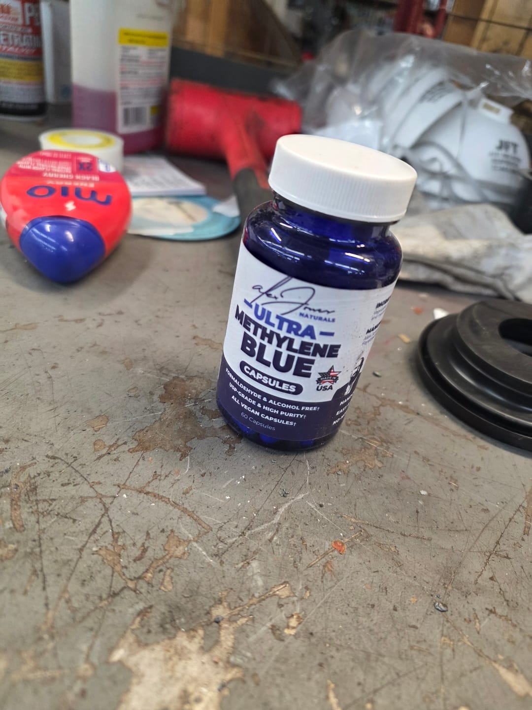 Customer photo review of Ultra Methylene Blue Capsules (60 Capsules) (30 Servings)