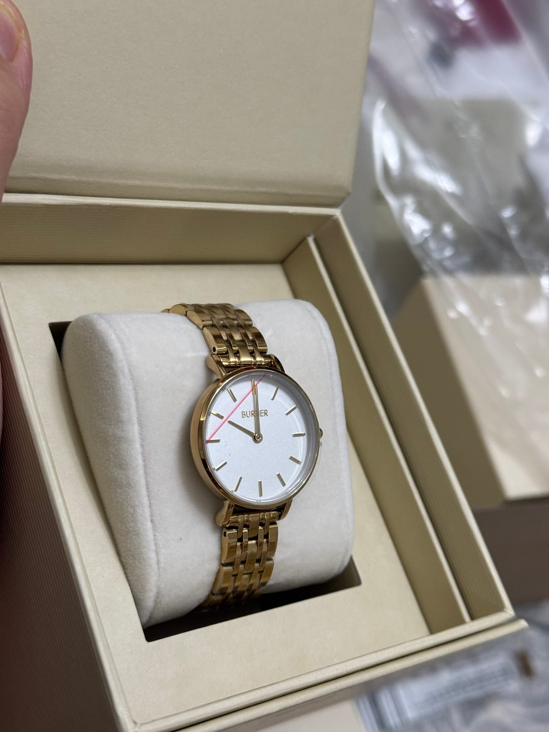 Customer photo review of Ruby Petite Gold White