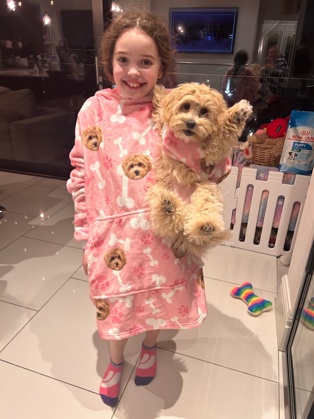 Customer photo review of Custom Dog Hoodie