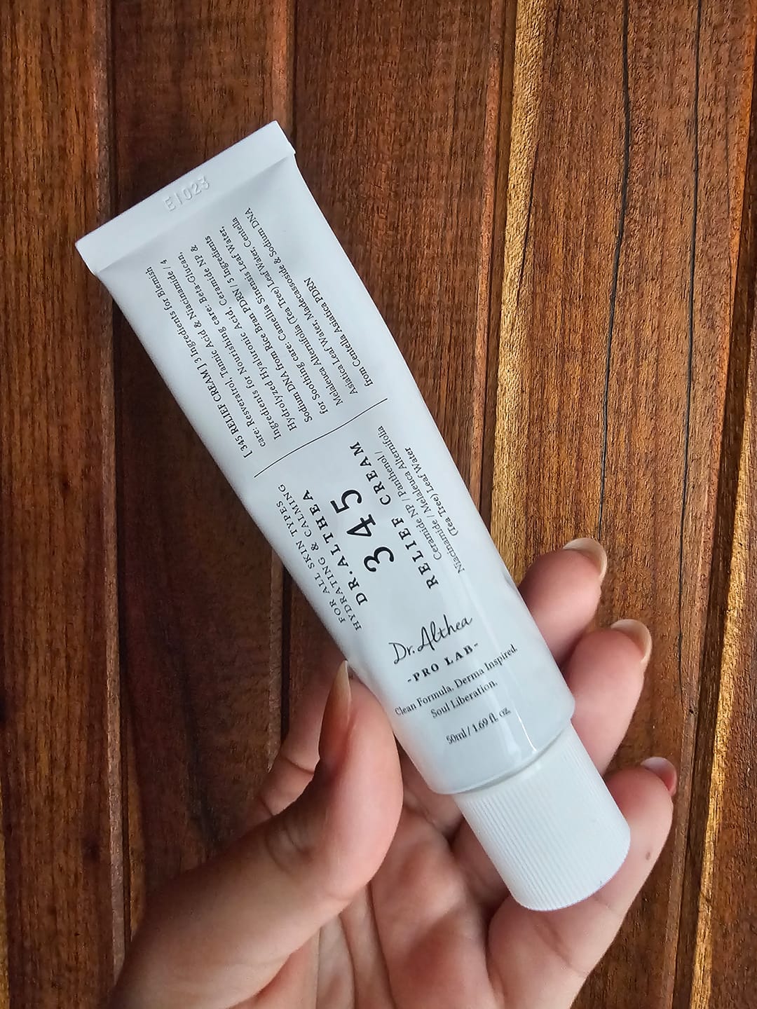 Customer photo review of 345 Relief Cream