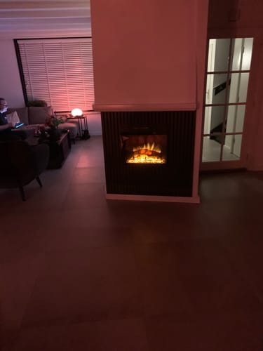 Customer photo review of EVIQ Elektrische sfeerhaard Amber 23" inch - 58 cm