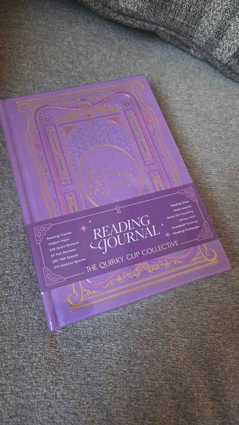 Customer photo review of Reading Journal - Wisteria