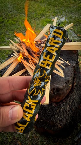 Customer photo review of Black Beard Fire Starter Stick | Single Stick