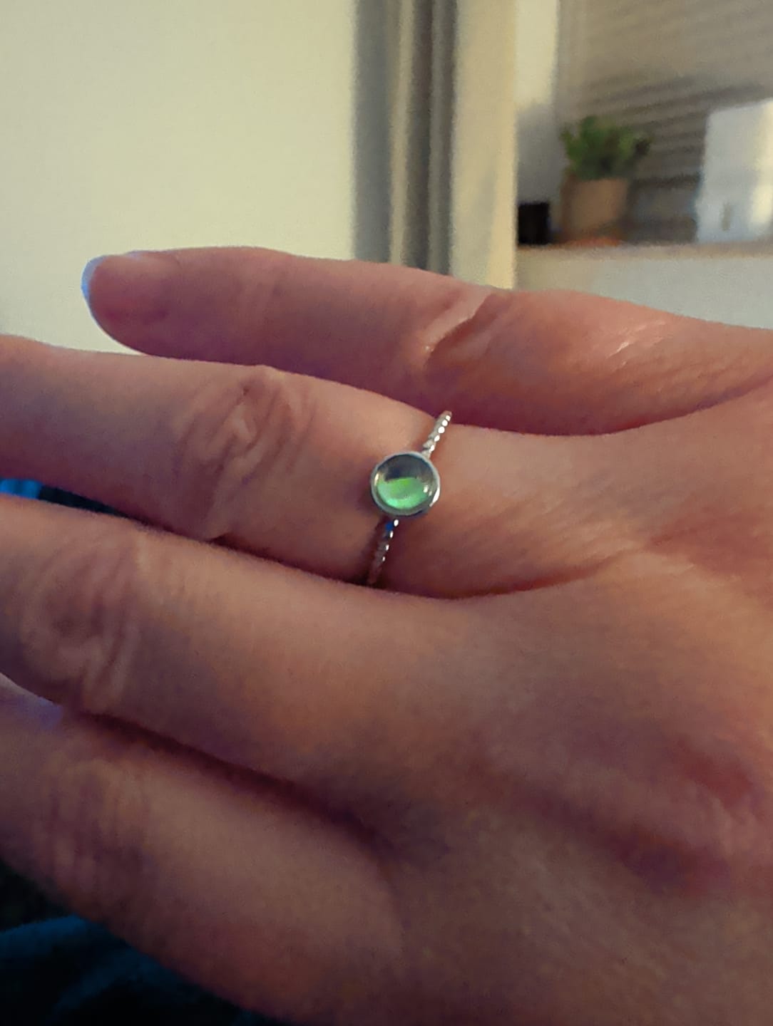 Customer photo review of Mondstein Ring - Auge