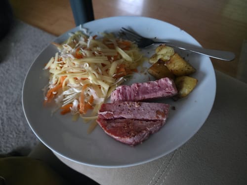Customer photo review of Yellowfin Tuna Loin Steaks (High Grade Frozen)