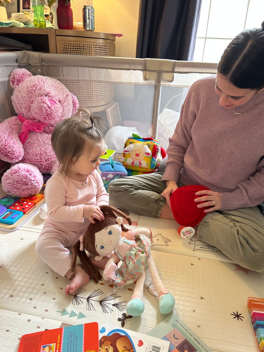 Customer photo review of Leyadoll Soft Plush Personalized Leya Doll, My First Baby Doll