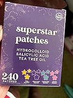 Customer photo review of 240 CT Superstar Pimple Patches Hydrocolloid Patch Spot Treatment with Salicylic Acid & Tea Tree Oil