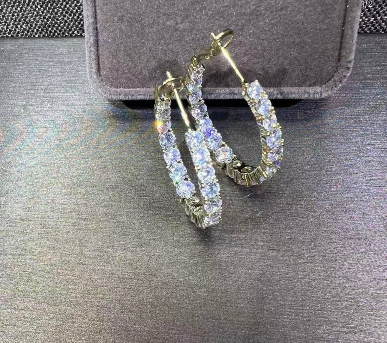 Customer photo review of Hanya Earrings