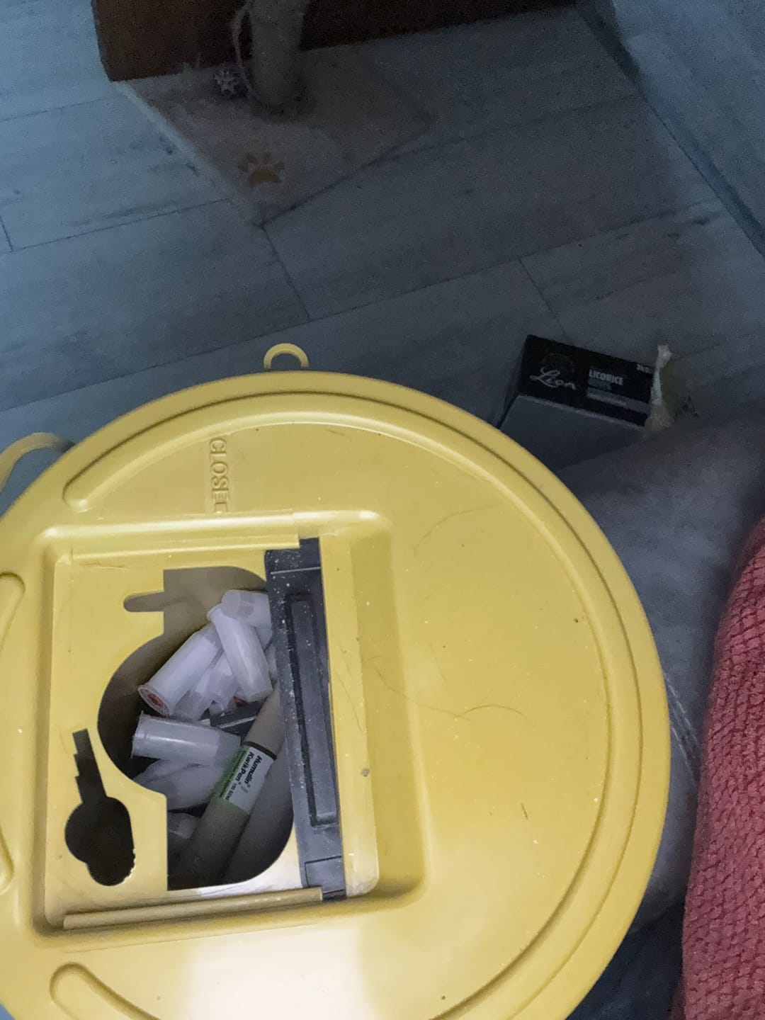 Customer photo review of Sharpsguard Yellow Sharps Bin - 5 Litre Sharps Bin