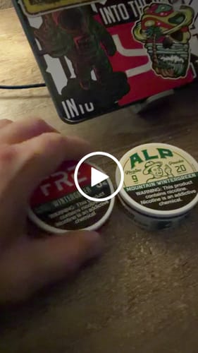 Customer video review of Mountain Wintergreen Nicotine Pouches