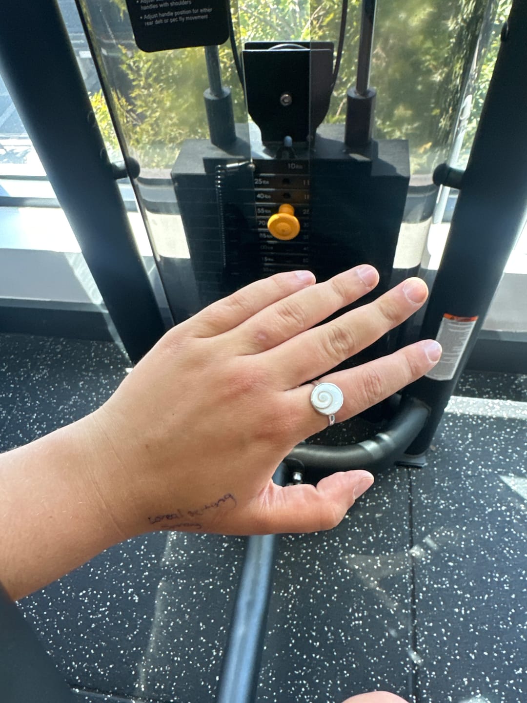 Customer photo review of Beach Soul Shell Ring