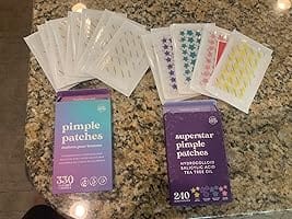 Customer photo review of 240ct Bright Blossoms Pimple Patches Hydrocolloid Patch Spot Treatment