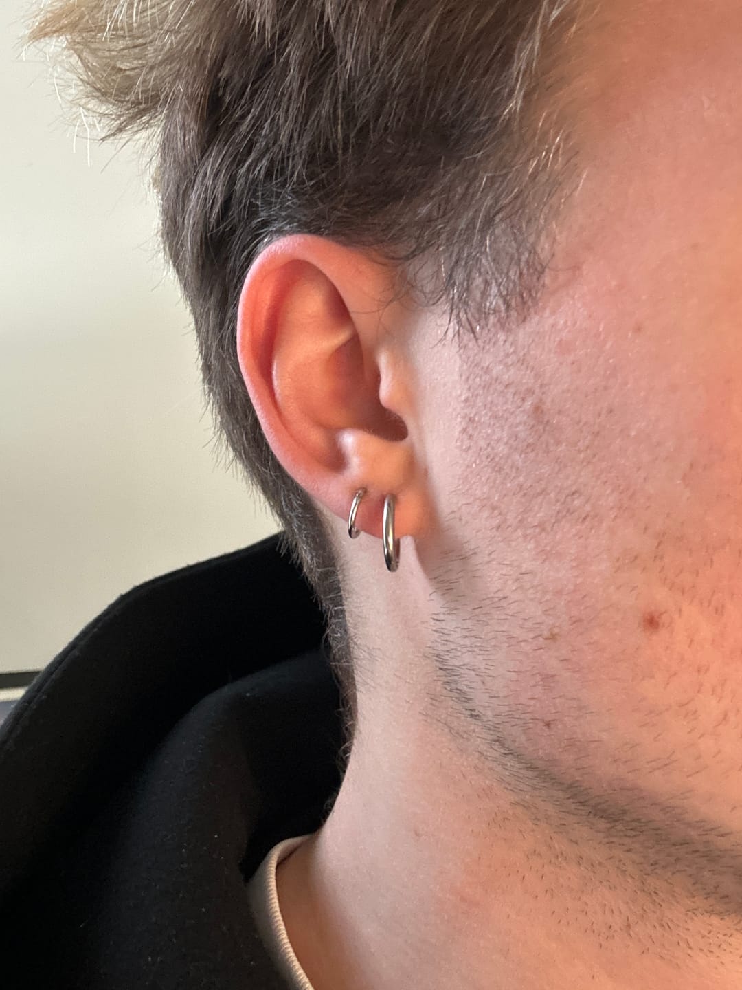 Customer photo review of Hoop Earrings