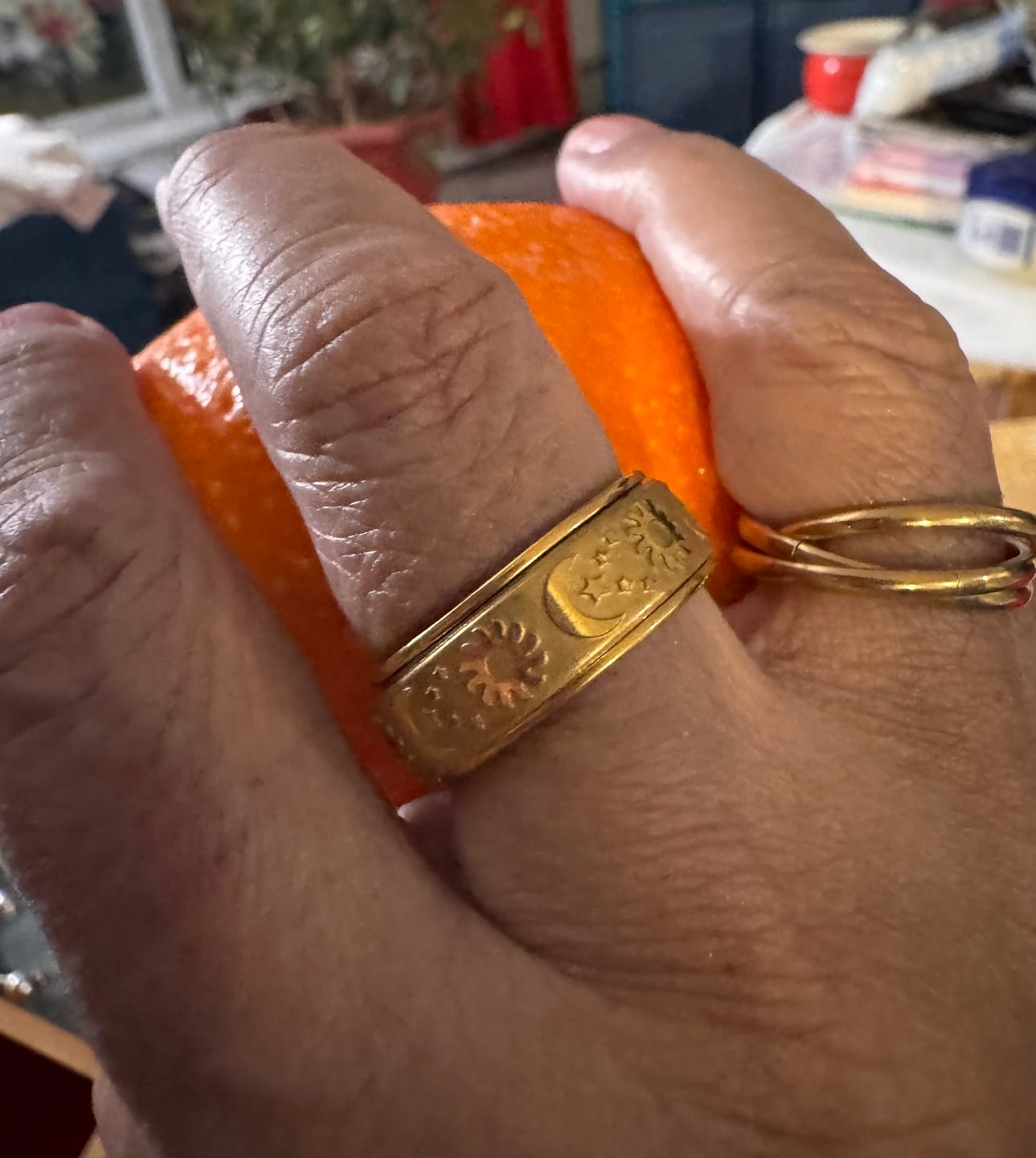 Customer photo review of Spins Celestial Ring