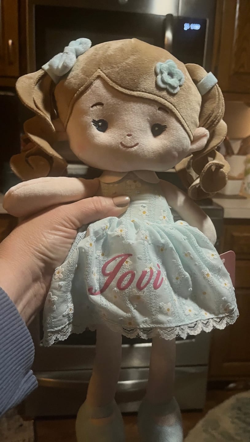 Customer photo review of Personalized Melia Girl - Blue