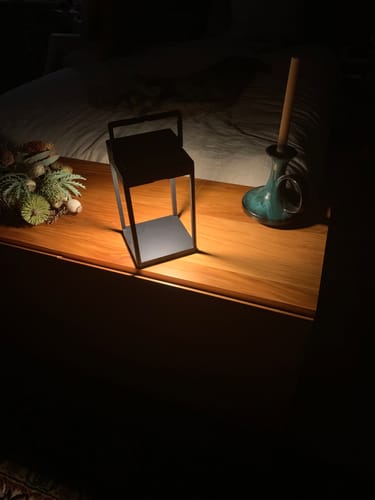 Customer photo review of Luxury Metal Solar Lantern