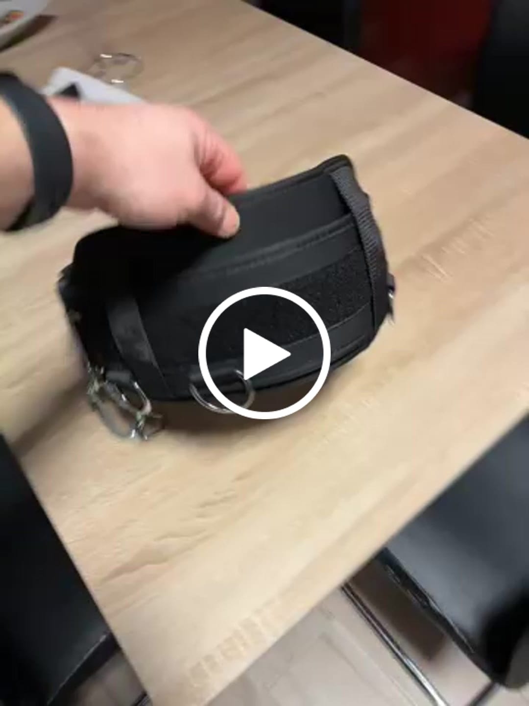 Customer video review of Squat Belt