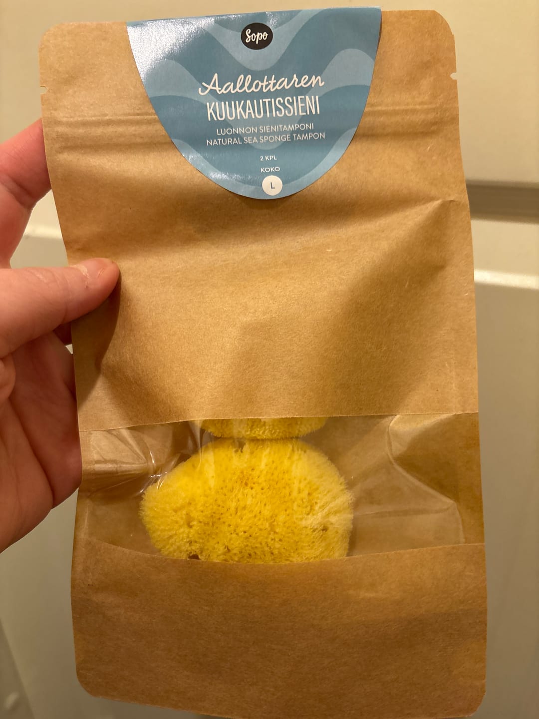 Customer photo review of Aallottaren Kuukautissieni 2kpl
