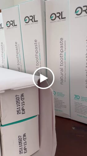 Customer video review of Fluoride-free Toothpaste with Natural Hydroxyapatite