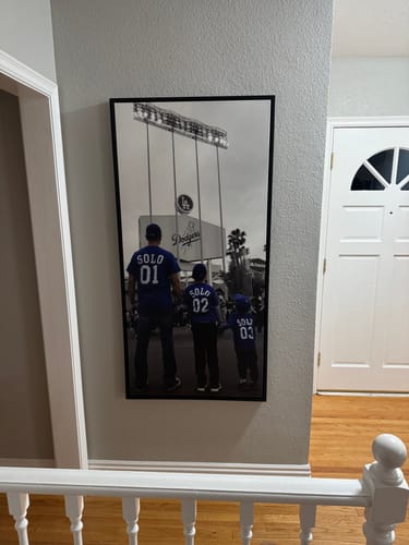 Customer photo review of Create Your Own Canvas Set - Tall Portrait