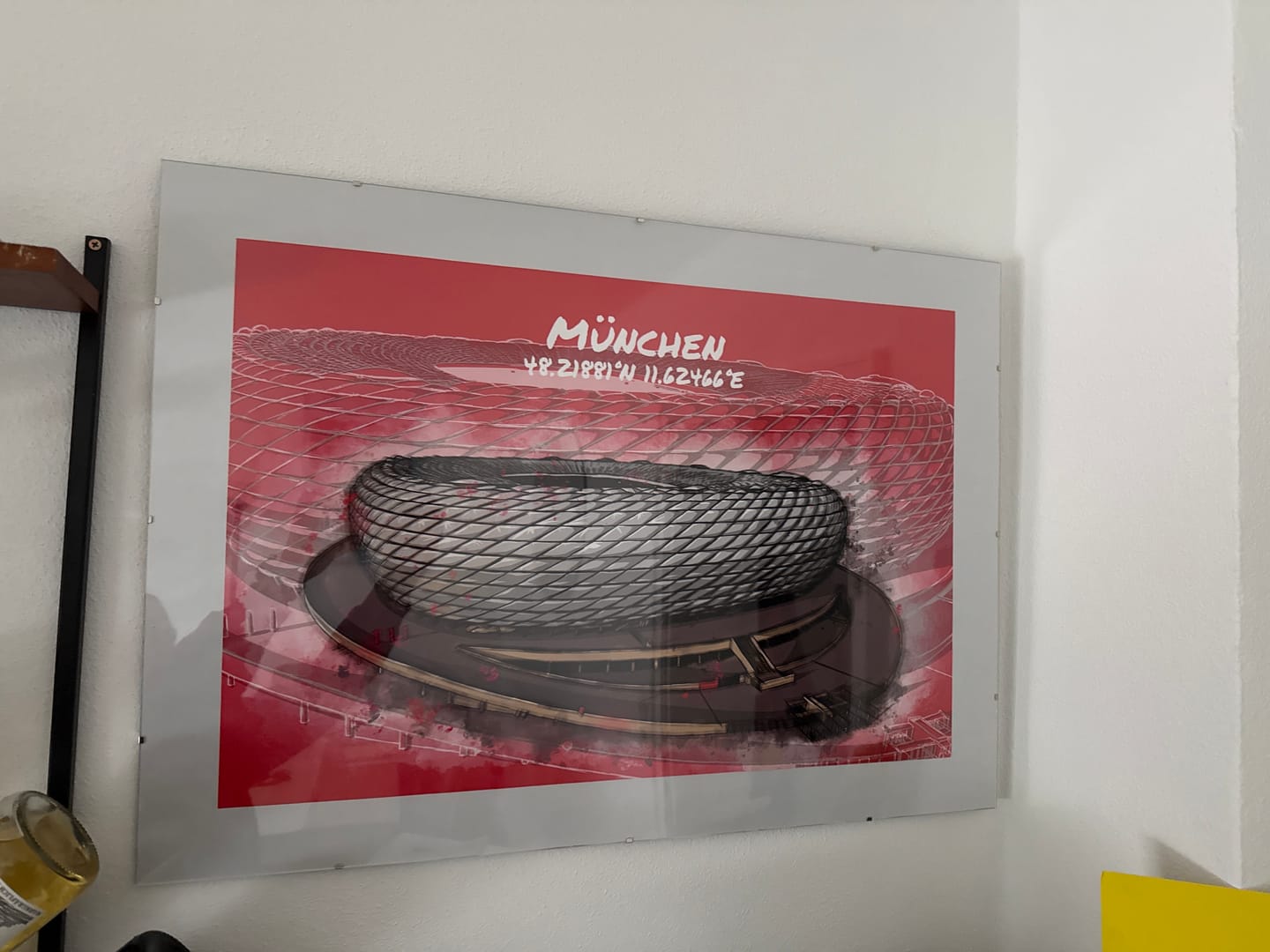 Customer photo review of Stadion Poster München Art Print