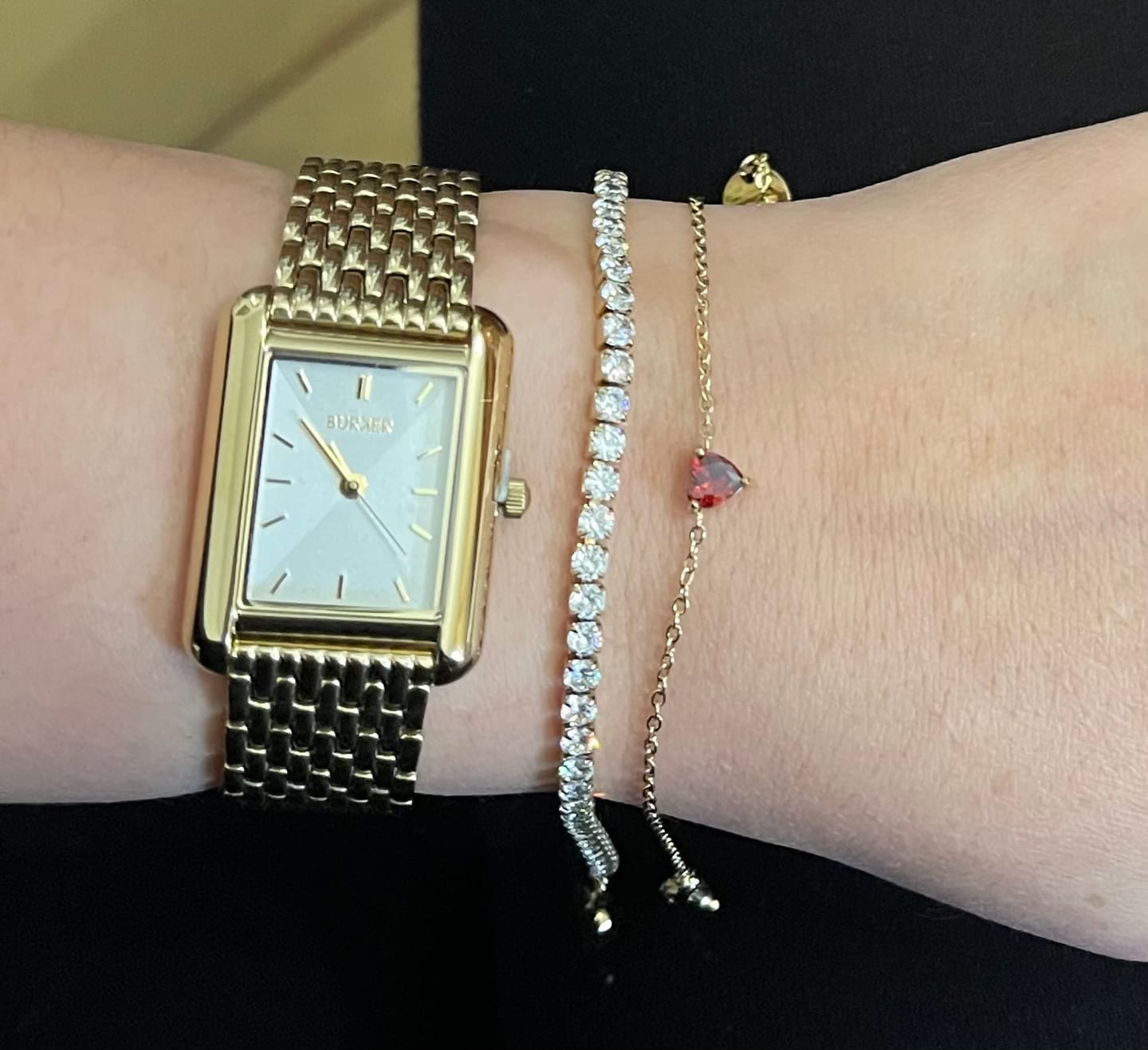 Customer photo review of Olivia Gold White