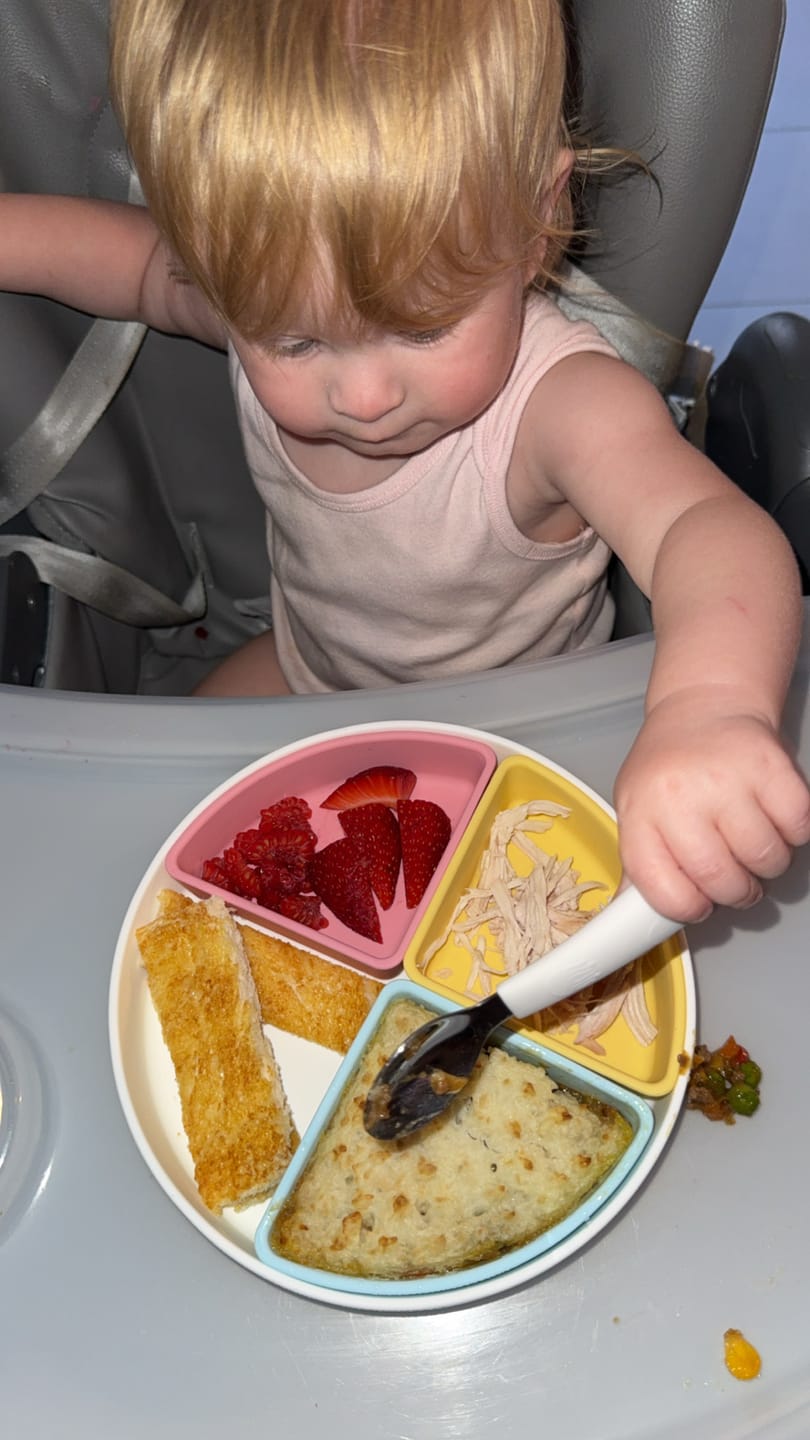 Customer photo review of Grip and Grow Cutlery Set