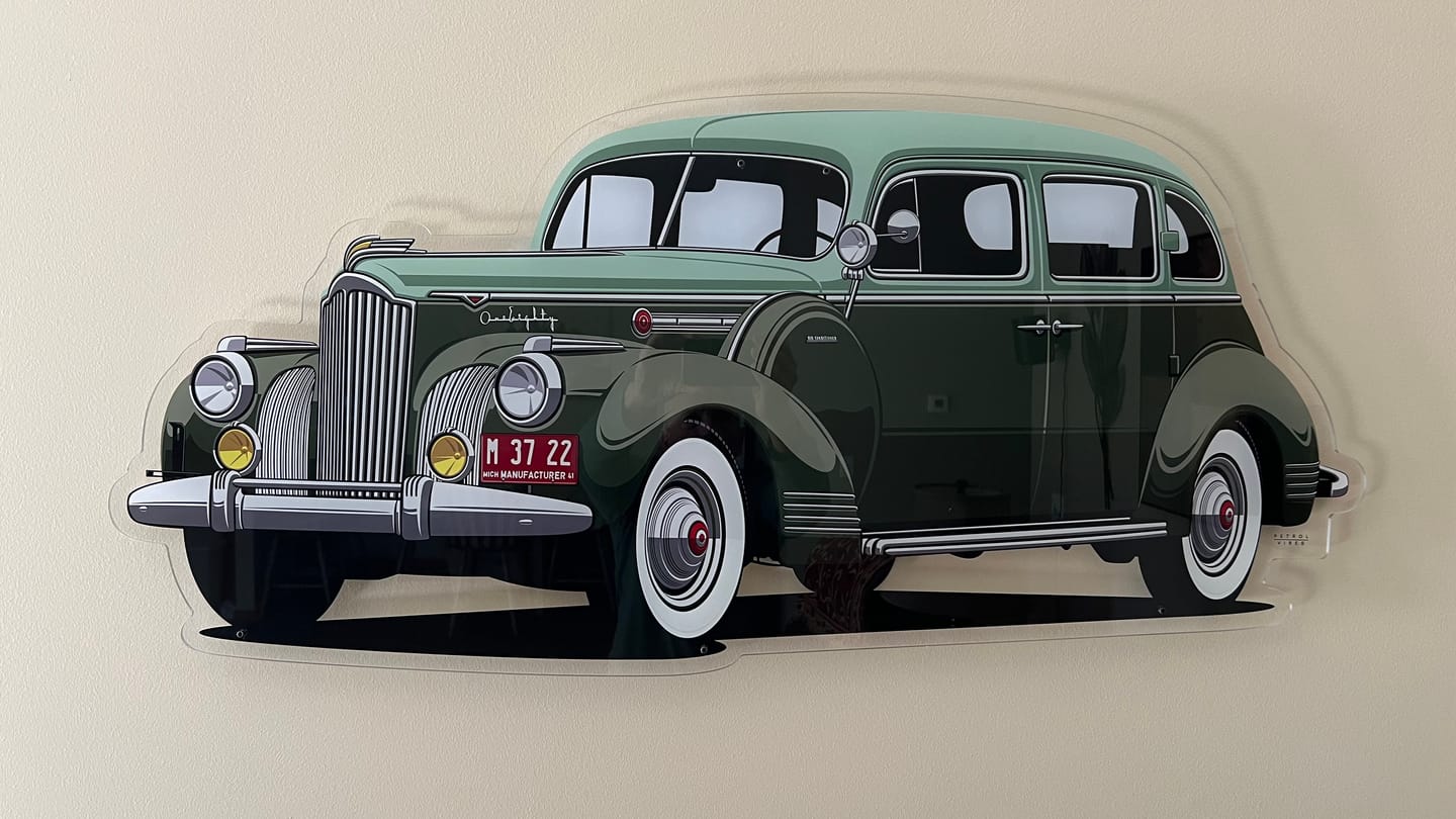Customer photo review of Your Custom Car Acrylic Print Service