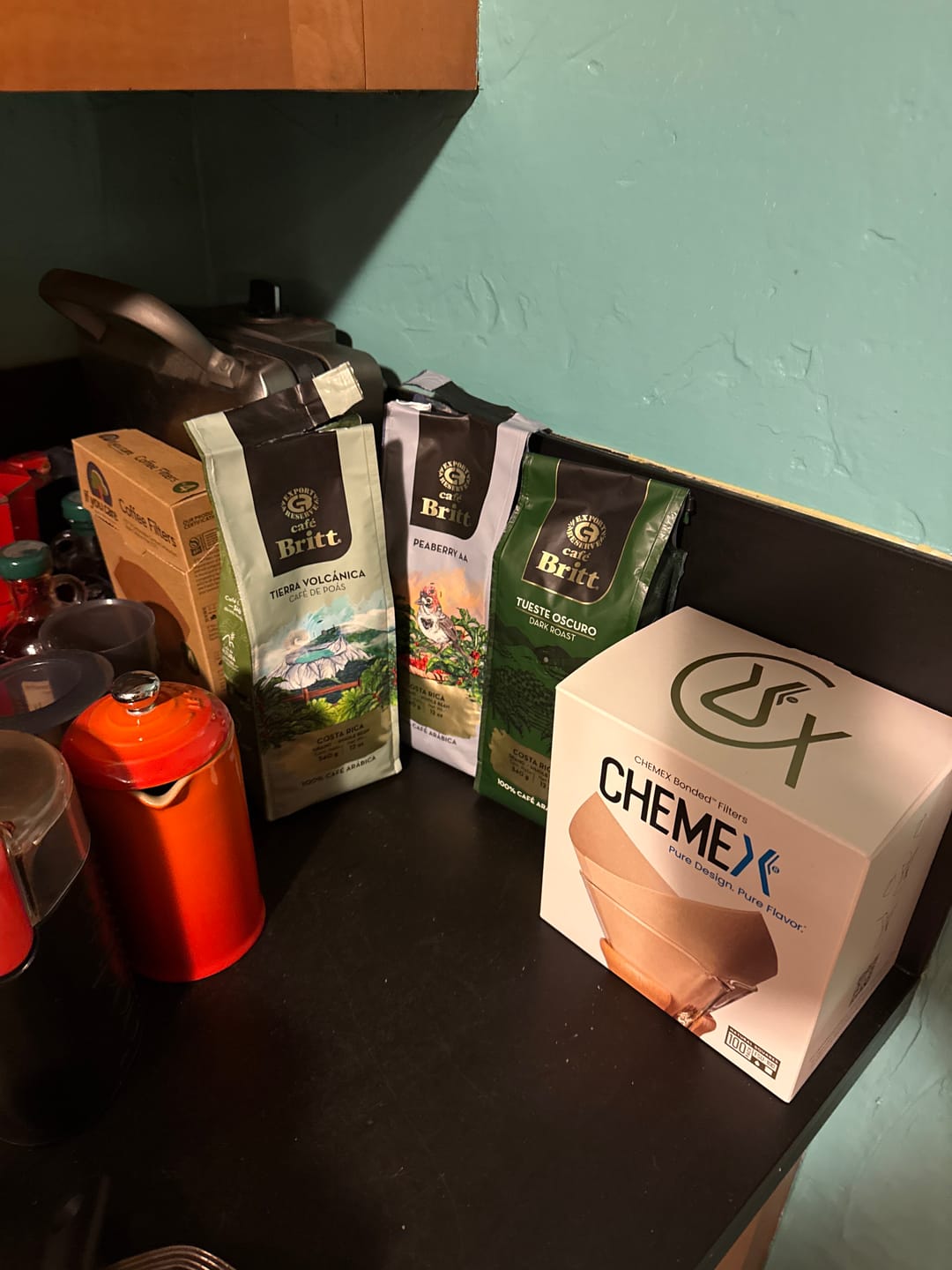 Customer photo review of COSTA RICAN DARK ROAST COFFEE