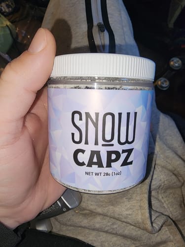 Customer photo review of Snow Capz 28 Grams