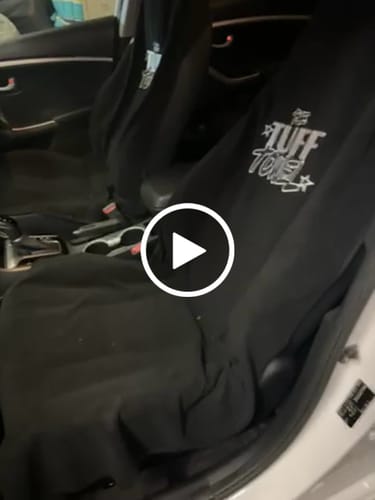 Customer video review of Waterproof Car Towel Seat Cover