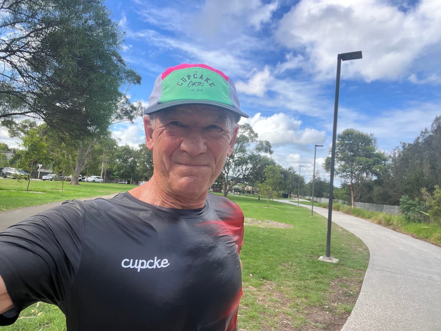Customer photo review of Mens Firestorm Run Tee