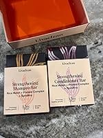 Customer photo review of Rice Water Shampoo & Conditioner Bars w/Spirulina, Matcha, Hyaluronic Acid, & Coconut Oil