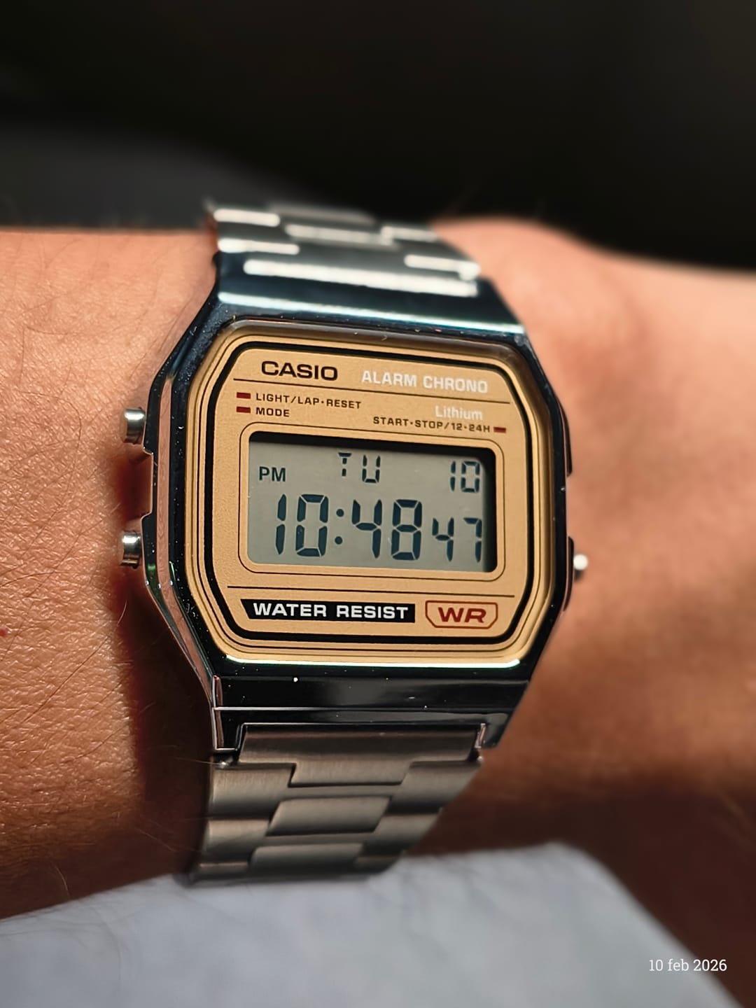 Customer photo review of Reloj Casio Vintage A158WEA-9EF Plateado [EXCLUSIVO]