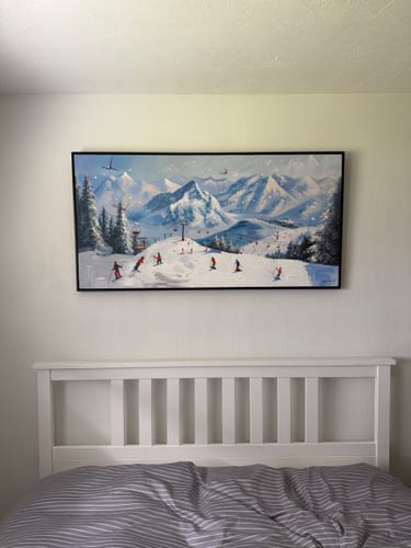 Customer review photo for Plaster Art Texture Painting #SG292