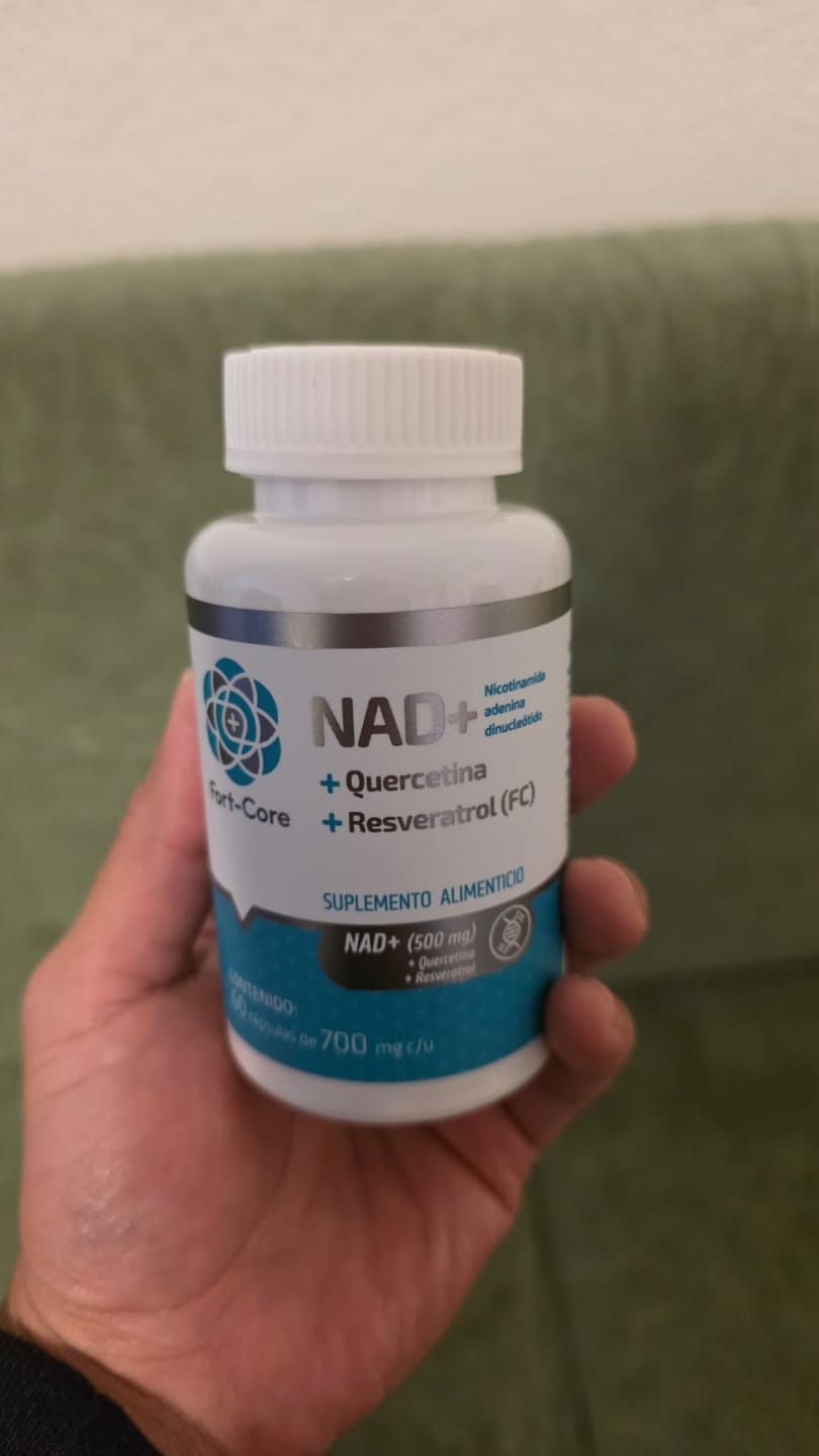 Customer photo review of NAD+ Quercetina y Resveratrol Fort Core