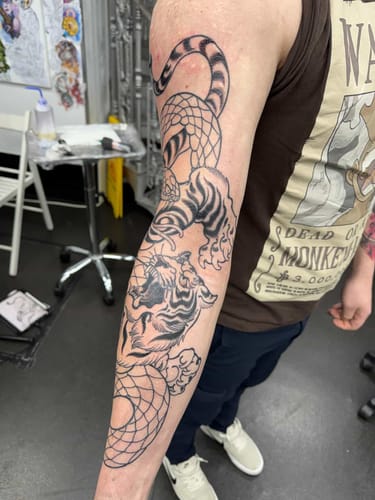 Customer photo review of TattooNumbx Numbing Cream (3 Pack)