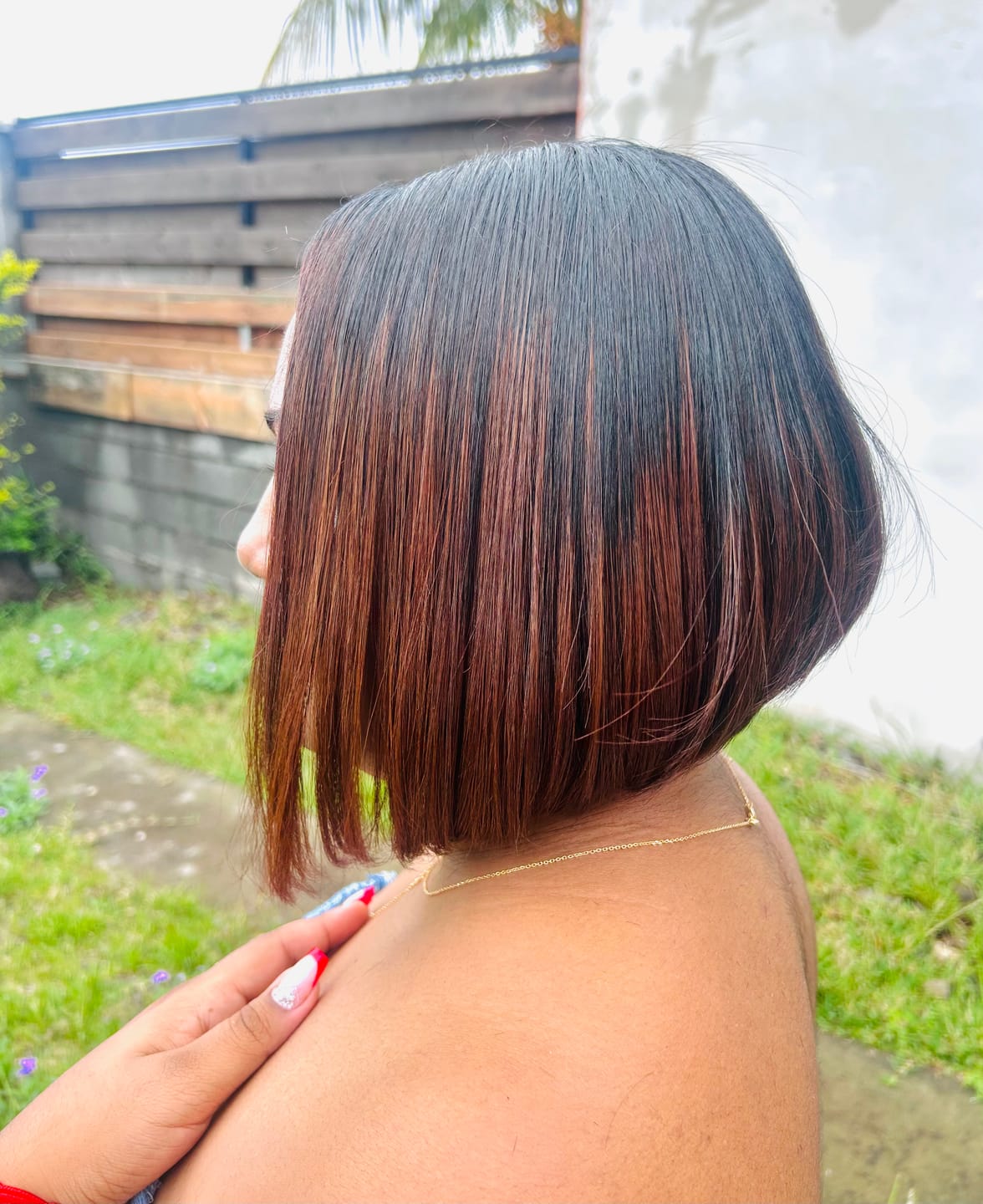 Customer photo review of Lissage SANTAL.