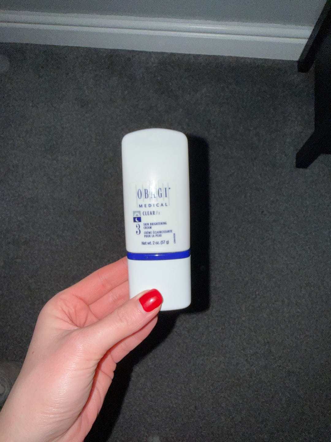 Customer photo review of Obagi Medical 3 Clear Fx (57g)