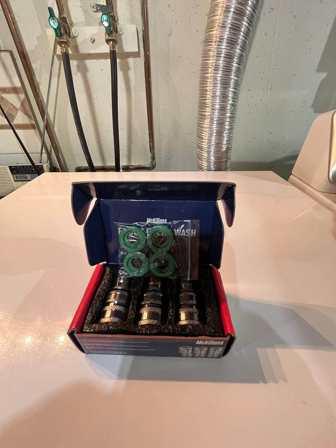 Customer photo review of Stainless Steel Garden Hose Quick Connects GHT (3 Pack)