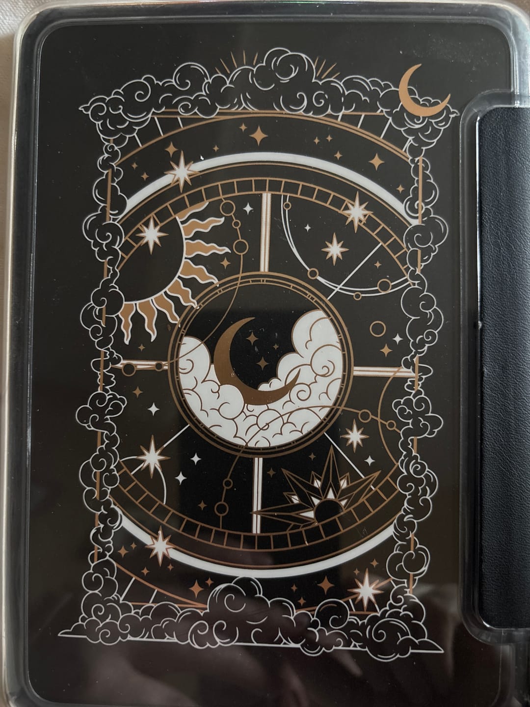 Customer photo review of Otherworldly Black - Kindle Sticker Insert