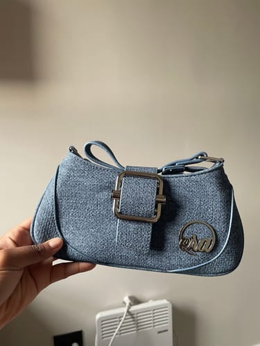 Customer photo review of Denim Lily Shoulder Bag
