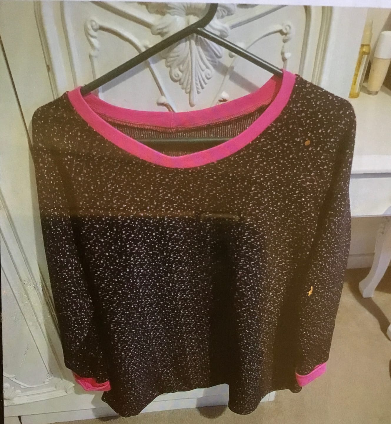 Customer photo review of Midnight Spark Knit Jersey Fabric